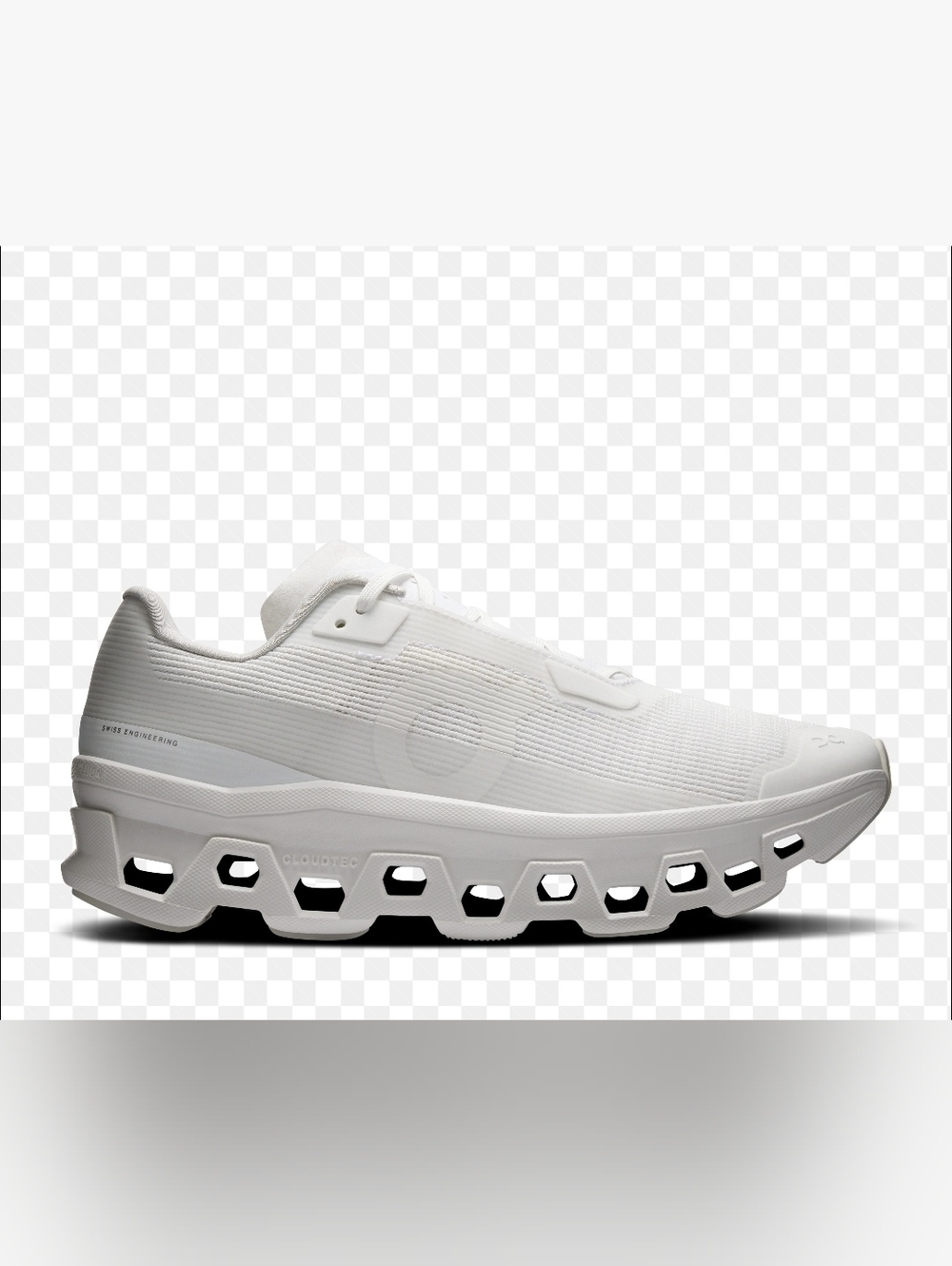 Size 6.5 Cloudmonsster All-White Athletic Sneaker with